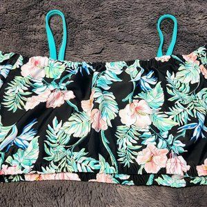 NEW Tommy Bahama Girls Tropical Print Bikini Top